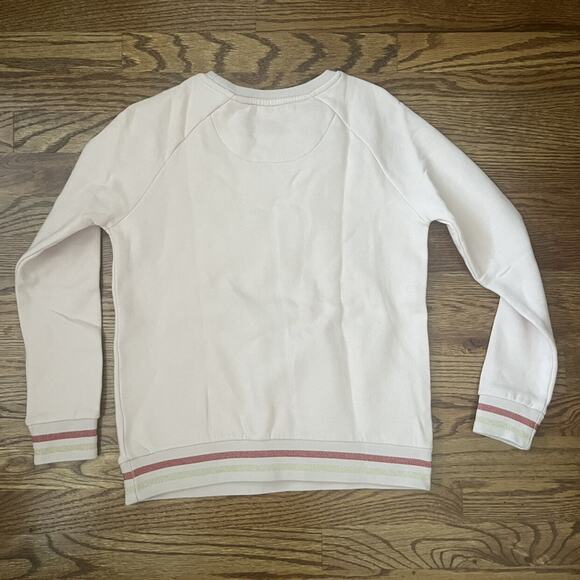 Boden (11|12y) Heart Appliqué Sweatshirt - Picture 7 of 7